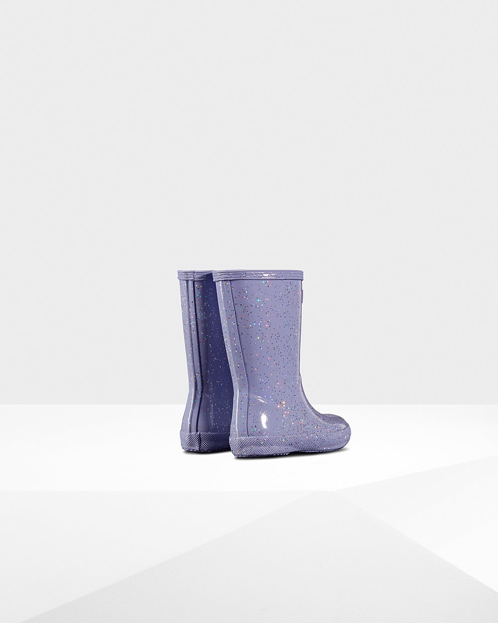 Bottes de Pluie Hunter Original First Giant Glitter Enfant Violette RVXNMPK-32